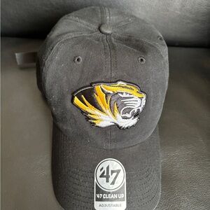 NWT 47 Brand Black Mizzou Strapback